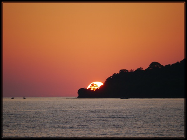 koh rong coucher soleil